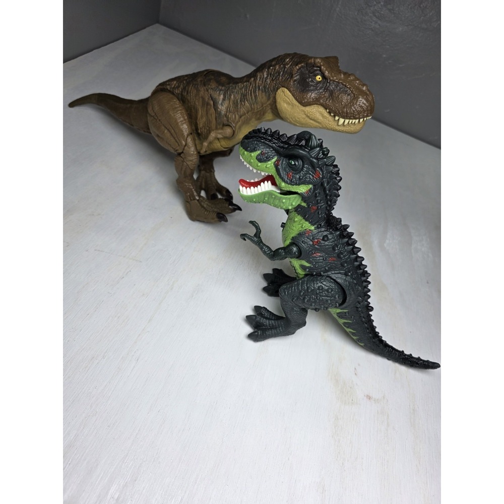 Jurassic Park World Lot Chomping Tyrannosaurus Rex Dpapdi Walking BOTH WORKING